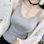 CATMALLER88 Áo tăng mùa hè, Áo sơ mi Cami không tay cổ chữ U, Quần lót thông thường có áo Vest ren Corset dành cho nữ