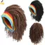 < YEI > Nam Nữ Tổng Hợp Tóc Giả Giả Bím Giả Dreadlos Beanie Mũ Handmade Móc Mũ Cosplay Đảng Mũ Ấm Áp Dệt Kim Tóc Giả Mũ Mới