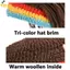 < YEI > Nam Nữ Tổng Hợp Tóc Giả Giả Bím Giả Dreadlos Beanie Mũ Handmade Móc Mũ Cosplay Đảng Mũ Ấm Áp Dệt Kim Tóc Giả Mũ Mới