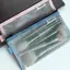 Trong Kho Trong Suốt Lưới Trang Điểm Pouch Tổ Chức Lưu Trữ Túi Cho Son Môi Bàn Chải Bút Chì Trường Hợp Cá Tuyết