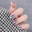 DWEL Nail Art Sequins, 12 Lưới Laser Sáng Bóng Móng Tay Lấp Lánh Mảnh, Hình Vuông Hình Chữ Nhật Hình Ba Chiều Trang Trí Móng Tay Phụ Kiện DIY Trang Trí