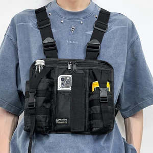 Mới Đa Năng Di Động Chức Năng Vest Túi Túi Làm Việc Du Lịch Ngoài Trời Túi Đeo Vai Thể Thao Giải Trí Nam Ngực Túi