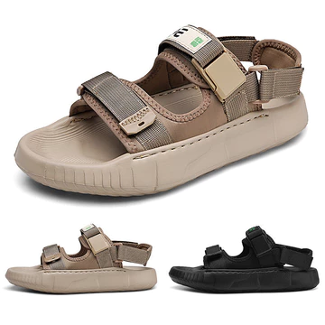 Giày Sandal Nam Thời Trang Giày Đi Biển Giày Đi Bộ Ngoài Trời Giày Sandal Mũi Mở Giày Sandal Đế Dày Giày Lộn Cát