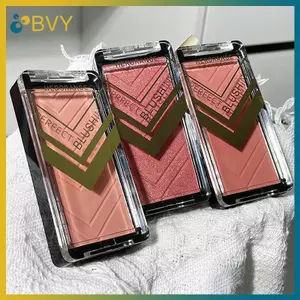 BVY Girl Blush Peach Makeup Blusher Palette Cheek Nude Brown Contour Blush Cosmetics Hàn Quốc Natural Rouge Cheek Tint Blush 6 màu.