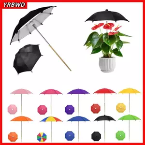 Ô dù che nắng cây YRBWD, Ô dù cây che nắng chống gió, Đồ dùng làm vườn Bóng bạc Bảo vệ tia cực tím Cây ô Mini