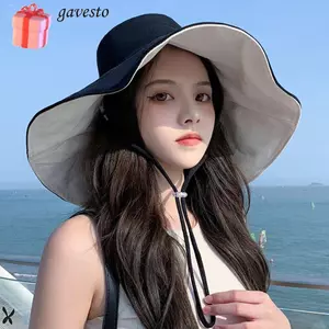 Mũ Xô GAVESTO, Mũ Đi Biển Có Thể Gập Lại Di Động, Mùa Xuân Hè Hai Mặt Lớn Mũ Panama Nam Nữ