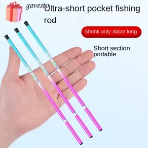 Bộ dụng cụ đầy đủ cần câu GAVESTO, Bộ cần câu bằng kính thiên văn, cần câu bằng sợi Carbon dành cho trẻ em Cần câu cần câu Combo câu cá