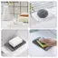 {AKIN} Hộp đựng xà phòng silicon - Tấm lót xà phòng silicon Hỗ trợ xà phòng thoát nước và bảo quản {a}