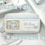 Túi đựng bút chì mèo con màu trắng xanh - Hộp văn phòng phẩm trường học phong cách Ins nhiều lớp dành cho bé gái