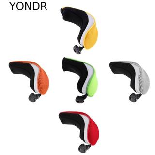 YONDR Câu Lạc Bộ Golf Headcover Thay Thế Bền 1 Mảnh Màu Lai Chất Liệu Polyester Lưới Số Có Thể Điều Chỉnh Thẻ Số Đầu Golf Bảo Vệ