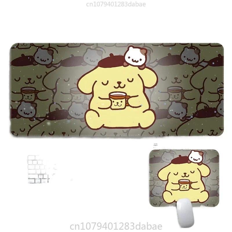 Kích Thước Văn Phòng Phù Hợp Với Chuột Miếng Lót Bàn Thảm Sanrio Pompompurin Miếng Lót Chuột Hoạt Hình Bền Vững Bàn Phím Miếng Lót Chống Trơn Trượt Bàn Thảm