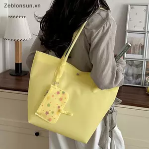 # HB # Túi Tote trong suốt PVC màu thạch Túi đeo vai nữ sắc sảo Dung tích lớn Túi mua sắm chống thấm nước Túi xách tay trong suốt.