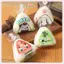 JRP 50 Chiếc Hoạt Hình Cho Tam Giác Cơm Bóng Túi Đựng Nori Onigiri Túi Sushi Với 2 Khuôn Onigiri Và 50 Stiers Khuôn Làm Sushi JRP