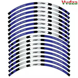 VVDZA Xe Máy Bánh Xe Dán Cho Phụ Kiện Xe Máy 17 "18" Tự Động Đề Can Xe Đạp Đề Can Xe Máy Vành Băng