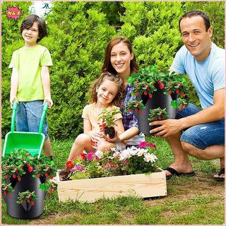 Túi trồng cà chua dâu tây N & X Space Saver 6 nhà thơ bền bỉ để sử dụng ngoài trời và trong nhà.