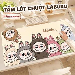Tấm Lót Chuột Bàn Phím HomeMate 30x80cm Họa Tiết Hoạt Hình Hot Trend, Pad Chuột Gaming Chống Trơn Trượt Bo Viền Bền Đẹp