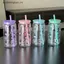VFZ Kawaii Bình Nước Thẩm Mỹ Tumbler Cho Đá Cà Phê Nước ép Trà Nơ Dễ Thương Cốc Nhựa Có Nắp Ống Hút Chai Uống Di Động OTE