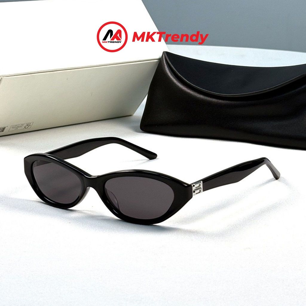 Kính râm mắt mèo MKTRENDY kính mát chống tia UV thời trang nam nữ phong cách Hàn Quốc sang trọng T604