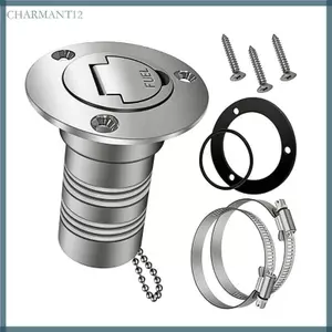 Char Flush Mount Boat Deck Fill Cap Nắp bình chứa bằng thép không gỉ cho bình chứa nước nhiên liệu