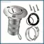 Char Flush Mount Boat Deck Fill Cap Nắp bình chứa bằng thép không gỉ cho bình chứa nước nhiên liệu