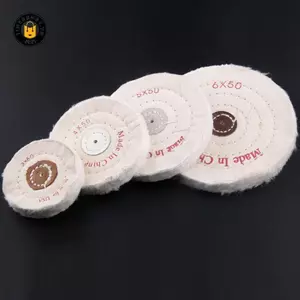 {TB & Bag} 3 / 4 / 5 / 6 / 7 / 8 "Bánh xe đánh bóng Bánh xe đánh bóng vải xơ bông Bánh xe đánh bóng bằng bạc Vàng Bánh xe đánh bóng gương Flannelette.
