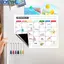 <cosyh>Erasable Magnetic Calendar Clear Visual Plan Convenient Storage Easy Transport