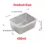 TRTR 600ml Tủ Lạnh Inox Hộp Bảo Quản Thực Phẩm Có Nắp Nhựa Chuẩn Bị Thực Phẩm Tươi Hộp Bảo Quản Hộp Dã Ngoại VN