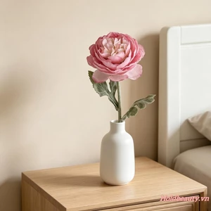 1 Mẫu Đơn Nhân Tạo Cho Bình Hoa Giả Thực Tế Có Thân Dài Sắp Xếp Hoa Giả Để Trang Trí Văn Phòng Tại Nhà