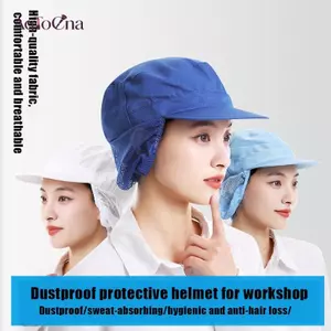 AqToCna Mũ Đầu Bếp Chống Bụi Xưởng Phục Vụ Mũ Nhà Máy Thực Phẩm Mũ Làm Việc Căng Tin Mũ Làm Việc AqToCna