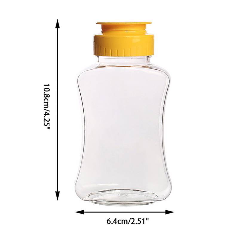 ZTHOME Nhựa Mật Ong Bóp Chai Gia Vị / Hộp Đựng Sốt Cà Chua Nắp Lật Lọ Xi-rô Có Thể Đổ Lại Hộp Đựng Chống Rò Rỉ Chai Squeezable HOT