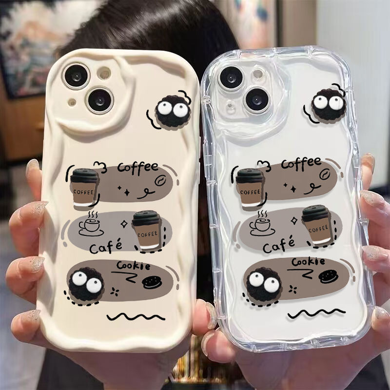 Ốp Lưng Samsung Galaxy A07 A06 A05 A04 A17 A16 A15 A14 A13 A25 A23 A22 A35 A33 A32 A31 A56 A55 A52 A51 A50 Kem Vồng Cong Edge Motif Bóng Than NYK115