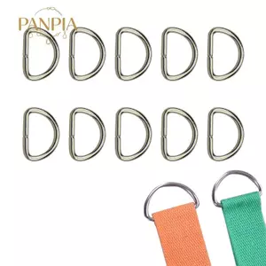 PNPIA- 10 Chiếc Kim Loại D Nhẫn Chữ D Ví Bule Cho Túi Quần Áo Ốp Lưng Dây Đeo Web Thắt Lưng
