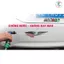 Decal dán xe máy ô tô 3D, chống xước, chống nước, bền màu, kích thước 29cm.