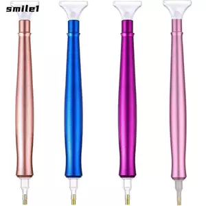 Máy khoan điểm pha lê hợp kim SMILE, Đầu có thể hoán đổi cho nhau Bộ dụng cụ vẽ tranh kim cương thủ công, Chân không DIY Kim cương vuông tròn tại nhà Công cụ nghệ thuật kim cương không sáp Dự án DIY