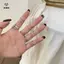 Bộ 7 Nhẫn Trang Sức Thời Trang Bán Chạy Kim Loại Tròn Rỗng Mở Nhẫn Nữ Cho Bé Gái Tiệc Nữ Quà Tặng Đám Cưới [Mina]