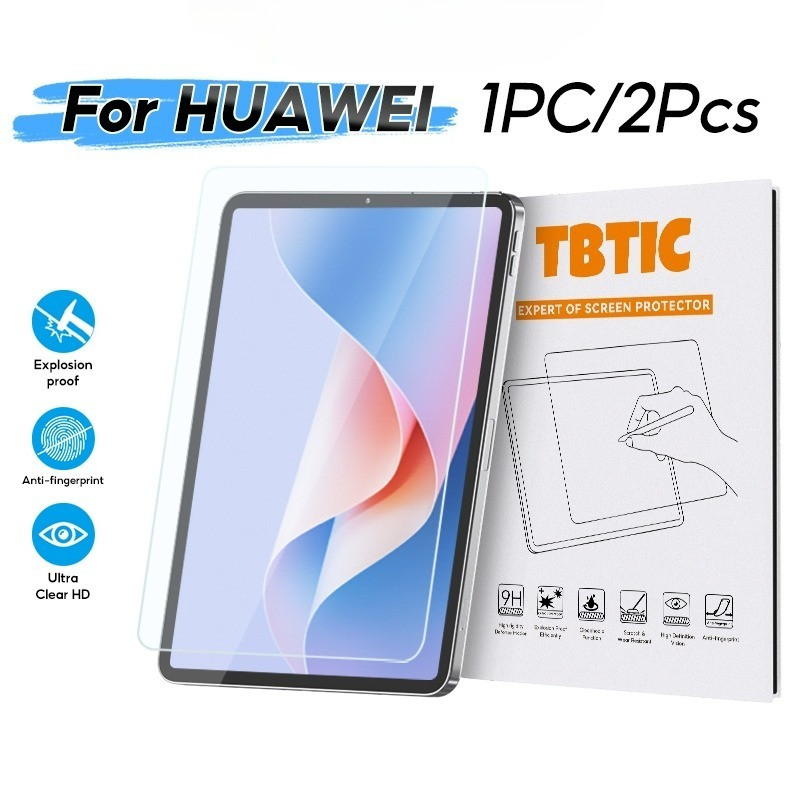 1-2 Chiếc HD Bảo Vệ Màn Hình Cho Huawei MatePad Enjoy Tablet 2 T10 T10s X Air SE 10.4 10.8 10.1 11.0 11.5 12.0 Phim Bảo Vệ Màn Hình Kính Cường Lực Chống Xanh