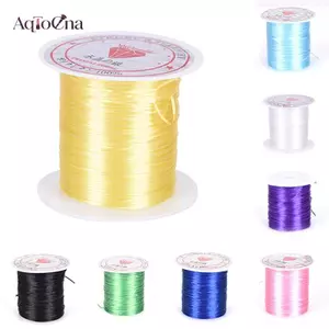 AqToCna 0.8mm Pha Lê Hạt Dòng Dây Đàn Hồi DIY Handmade Đính Hạt Dây Xích Tay Dây Nóng AqToCna