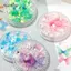 AqToCna Bướm Xé Kim Cương Mặt Stier Lấp Lánh Kim Cương Giọt Nước Trên Mặt Và Mắt Ngọc Trai Dính AqToCna