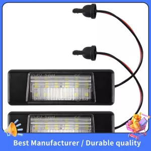 2 Chiếc Xe 18Leds Biển Số Đèn Nhựa Cho Juke Primera Đèn Led Số Biển Số Đèn