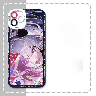 Honkai Star Rail Sparxie Evanescia Dành Cho Samsung Galaxy A57 A17 A56 A36 A26 A55 A16 A15 A07 A06 A54 A53 Vỏ Dễ Thương Chống Sốc Họa Tiết Mềm TPU Trong Suốt Silicon