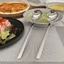 Thìa muỗng inox ăn súp màu bạc thiết kế tay cầm dài kiểu dáng hàn quốc 19.8cm Bibabibo