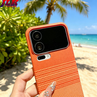 [JLK] Ốp điện thoại kết cấu sợi Carbon từ tính siêu mỏng cho XiaoMi 17 Pro Max 15S 15 14 Pro Vỏ PC cứng sạc không dây