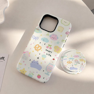 Ốp điện thoại họa tiết dễ thương đầy màu sắc 17pro Thích hợp cho iPhone 11 12promax 12 13 14 15 pro max Ốp điện thoại 14promax 15pro 16 Pro max 17 17promax Vỏ
