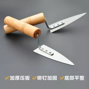 Gốm Caulking Thìa Màu Xám Bricklayer Thìa Lô Xám Dao Trowel Công Trường Xây Dựng Tường Phong Cách Mới Trọn Bộ Xây Dựng B8KF