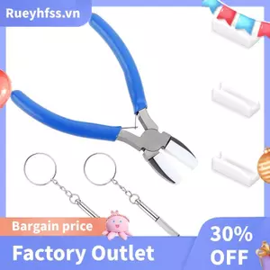 Kìm nylon Dụng cụ làm đồ trang sức Kìm thép Carbon Dụng cụ Kìm nylon mềm Kìm hàm phẳng đôi Kìm để đính cườm