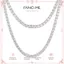 Vòng cổ Tennis bạc Moissanite "The One" FANCIME