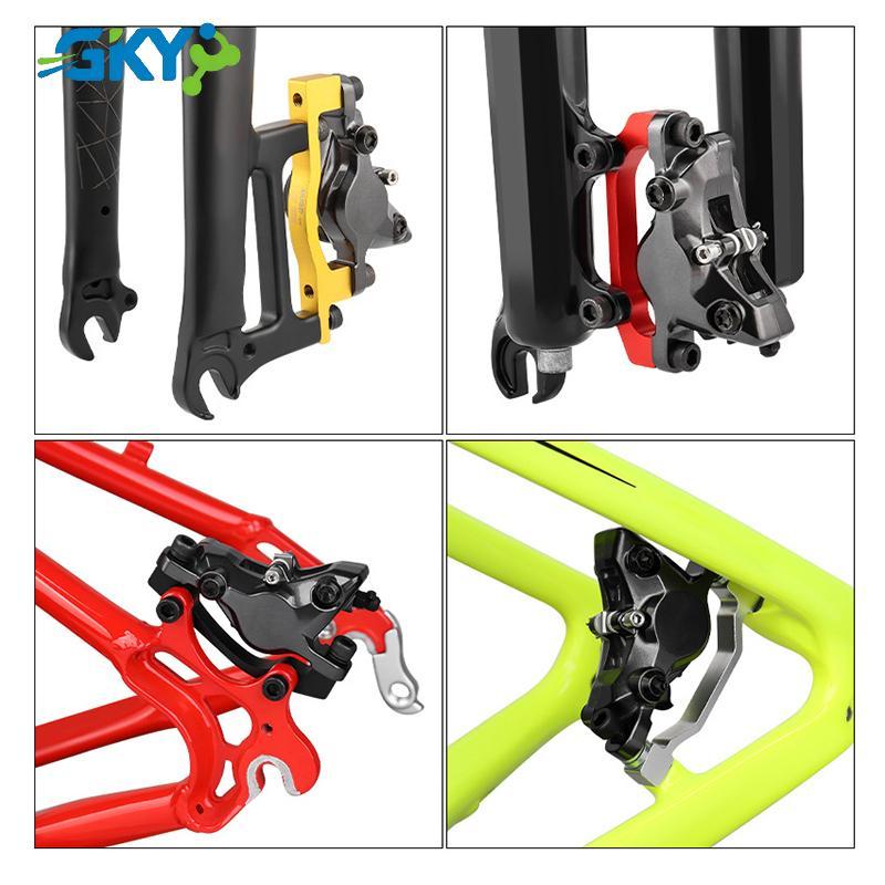 GKY Phanh Đĩa Caliper Gắn Adapter 140mm 160mm 180mm 203mm Xe Đạp Phanh Đĩa Cánh Quạt Adapter Có Bu Lông GKY