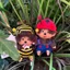 BH2 MONCHHICHI Plushie Bọ Cánh Cứng Dễ Thương Bee Đồ Chơi Hợp Thời Trang Vinyl Sang Trọng Mù Hộp Búp Bê Túi Charm HB2