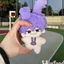 PS1 The Amazing Digital Circus Jax Plushie Tai thỏ tím dễ thương Túi búp bê Cotton sang trọng Charm SP1