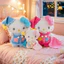 BH2 Sanrio Hello Kitty Plushie Dopamine Good Night Cat Sang Trọng Đồng Hành Búp Bê Gối Mềm HB2